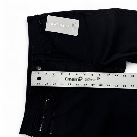 Athleta Flex Ultra Skinny Jeans Black Womens 12 NWT 29" Inseam - Picture 10 of 14